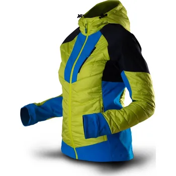 Dámská větrovka Trimm dámská bunda MAROLA lime green/jeans blue