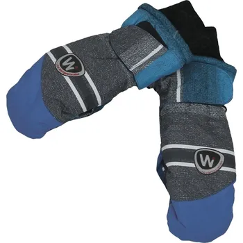 Rukavice WINNER Zimní rukavice palčáky MODRO-ŠEDÉ vel. L/ 8 let