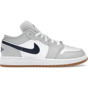 Dámské tenisky Jordan 1 Low White Neutral Grey Gum Midnight Navy (GS) Velikost: 36.5 553560-146