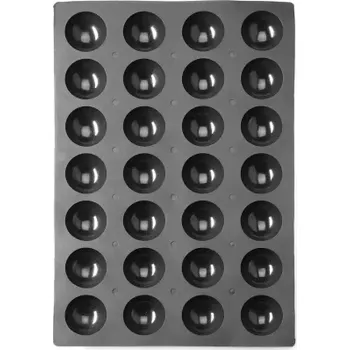 Silikonová forma SEMI-SPHERE, 60x39,5x(H)3,5 cm | HENDI 677216