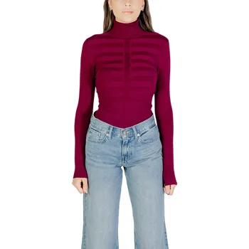 Dámský svetr Rolákový svetr Morgan De Toi Morgan De Toi světle modrá | tmavě červená 3461686