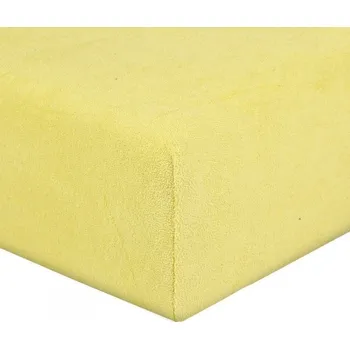 Prostěradlo OSTATNÍ DEKOR Prostěradlo s membránou FROTÉ 120x60 cm - ŽLUTÉ