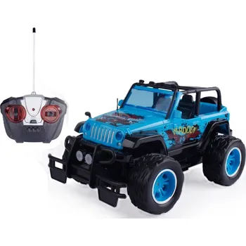 RC model auta YP TOYS Auto terénní JEEP 1:16 na R/C dálkové ovládání modré