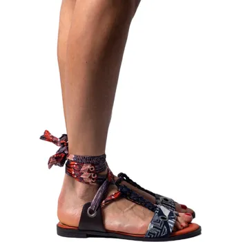 Dámské sandále Desigual dámské sandály DESIGUAL hnědá | oranžová | vícebarevná 3458021