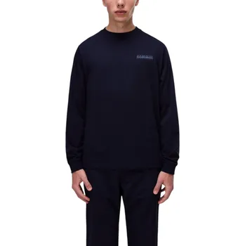 Pánská mikina Napapijri pánská mikina s dlouhým rukávem Napapijri modrá 3458738