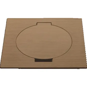 Elektrická zásuvka Lithoss Podlahová zásuvka ARPI TAIL Square bronzová Zásuvky: USB A+C