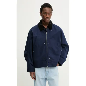 Bunda adidas Originals Essentials tmavomodrá barva, přechodná, KD6569 59X, vel. S