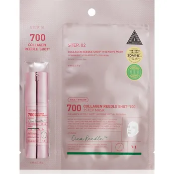 Pleťová maska VT Cosmetics Collagen Reedle Shot 700 2-Step Mask liftingová a zpevňující maska pro dvoufázové ošetření pleti 28.5 g