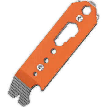 Kizer Pac-Bar Stonewashed Ti&G10 handle - Orange T122A3