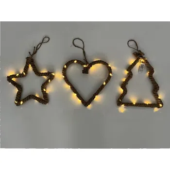 Vánoční dekorace German Vánoční dekorace s LED světýlky –⁠⁠⁠⁠⁠⁠&nbsp;náhodný vzor / 1ks / ivi0