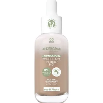 Přípravek na tvář Deborah Milano Formula Pura make-up sérum, Organic serum, 03 Beige, 30 ml