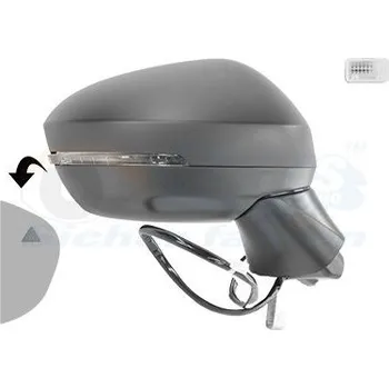 Auto zrcátko Vnější zpětné zrcátko VAN WEZEL 3358818