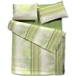 KNITVA Saténové ložní povlečení ze 100% bavlny MARE 140/220 + 70/90