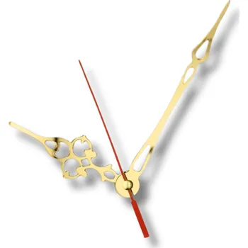 Hodinové ručičky zrcadlové zlaté 100/140mm - Renata