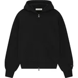 Fear of God Essentials Classic Full Zip-Up Hoodie 'Jet Black' Velikost: XS