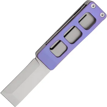 kapesní nůž Petrified Fish PFE09Cash Satin 14C28N Fialový Titan PFE09PS