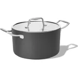 Elmich Vital keramický hrnec tmavě šedý 24 cm