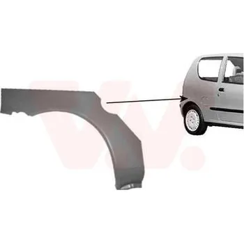 Příslušenství karosérie Boční stěna VAN WEZEL 1601146