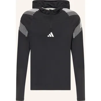 Pánská mikina Adidas Pánská Mikina S Kapucí Pro Series Quarter Zip, černá, L