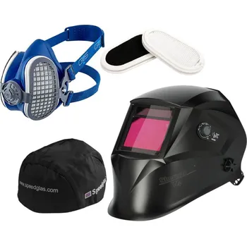 Svářečská kukla ZVARSI Set ochrana dýchacích cest a svařovací kukla