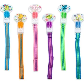 klip na dudlíky NÚBY NUBY Klip na dudlík 1 ks, 0m+ mix barvy