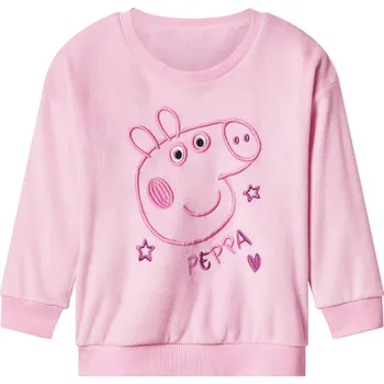 Dívčí mikina Dívčí plyšová mikina (Prasátko Peppa, 122/128)