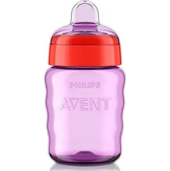 Kojenecká láhev Philips AVENT Hrneček pro první doušky Classic 260 ml Dívka Červený