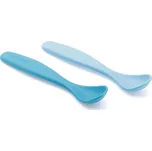 SUAVINEX Ergonomicky tvarované Lžičky 2 ks - MODRÉ