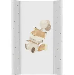 CEBA BABY CEBA Podložka přebalovací 2-hranná s pevnou deskou 50x70cm Ultra Light - Fox with Ballo