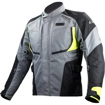 Moto bunda LS2 Helmets LS2 PHASE MAN JACKET GREY BLACK YELLOW - 4XL
