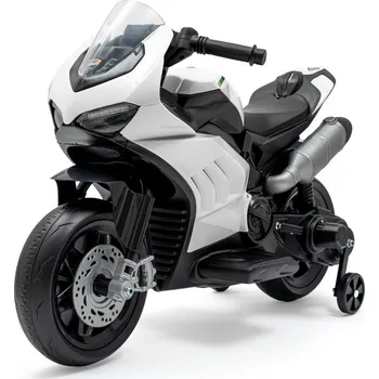 Dětské elektrovozidlo Baby Mix Supersport Dětská elektrická motorka bílá