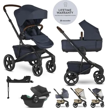 Kočárek EASYWALKER SET Jimmey LITE RWS 2v1 Indigo Blue+CYBEX Aton B2 i-Size+isofix Báze