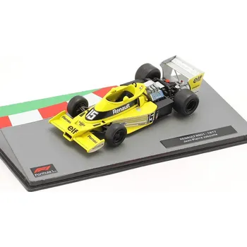 autíčko Centauria Renault RS01 #15 1977 Jean-Pierre Jabouille 1:43 - Formula 1 Cars časopis s modelem Renault RS01 No.15 1977 Jean Pierre Jabouille - kovový model auta