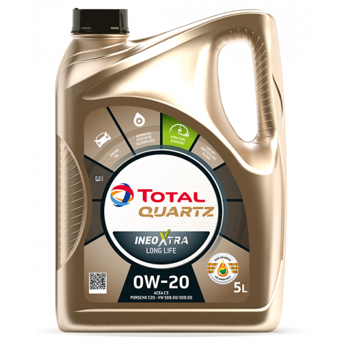 Total Quartz INEO Xtra Long Life 0W-20 – Objem: 5L