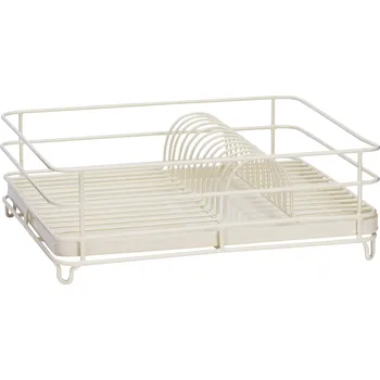 Odkapávač na nádobí MADAM STOLTZ Kovový odkapávač na nádobí Iron Cream