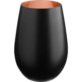 Šálek Joleen, 460 ml - černá/měděná