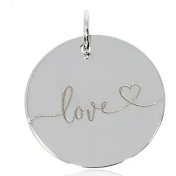 Přívěsek Zlatnictví Helios Přívěsek bílé zlato LOVE