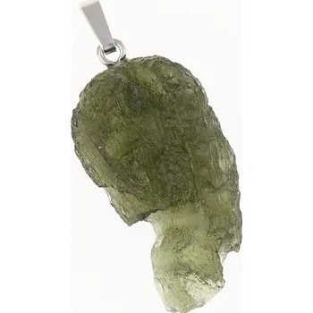 Přívěsek My Moldavite Stříbrný přívěsek s přírodním vltavínem 11216