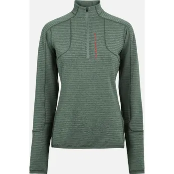 The Mountain Studio mikina W. LIGHT TECH FLEECE HALF ZIP ZIMA Zelená M Dámské