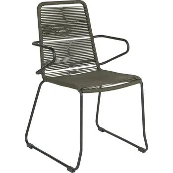 Židle s područkami Filea - antracitová