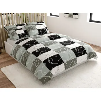 Povlečení Krepové povlečení KASPARO BLEND šedé Rozměr povlečení: 70 x 90 cm | 140 x 200 cm, 140x200 / 70x90 cm