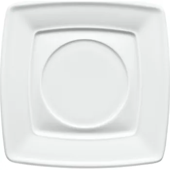 Talíř Podšálek k šálku na polévku Melbourne, 16,5x16,5 cm - bílá