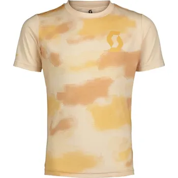 cyklistický dres SCOTT cyklistické triko Trail Vertic 10 léto Purpurová 128 Dětské