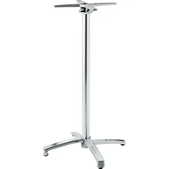 Stolová podnož Stolová podnož Taipa (sklápěcí), 66x66x108 cm - stříbrná