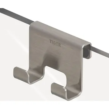 Držák na ručník Háček na ručník do sprchového koutu Caddy 6-8 mm z broušené nerezové oceli