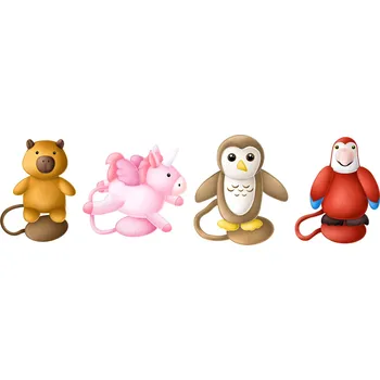 plyšák MFP Gifty - shoulder friends 12ks