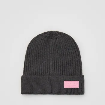 Čepice Reserved - Úpletová čepice s příměsí viskózy - tmavě šedá - 678GT-90X - 678GT-90X-9Y1