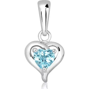 Přívěsek Whisper Blue Topaz - stříbrný přívěsek s modrým topazem