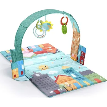 Hrací deka BRIGHT STARTS Deka na hraní cestovní 2v1 Out on the Town™ 0m+