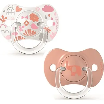 dudlíky SUAVINEX | Dudlík SX PRO fyziologický MEMORIES 6/18m 2ks - ružový